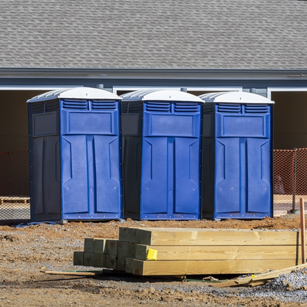 are there any restrictions on what items can be disposed of in the porta potties in Rhodell WV